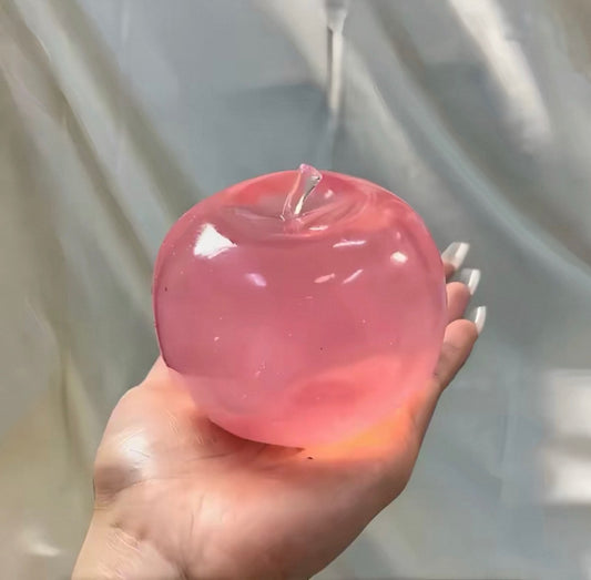Viral Pink Coconut Oil Apple Squishy