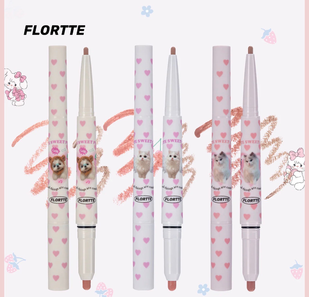 Flortte I Am Super Beauty Double Headed Lip Liner | Bunni Beauty