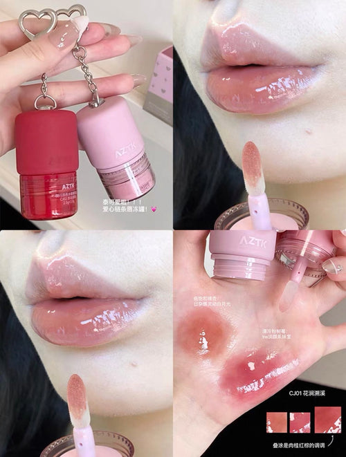 AZTK Dual Color Water Pout Lip Jelly | Bunni Beauty