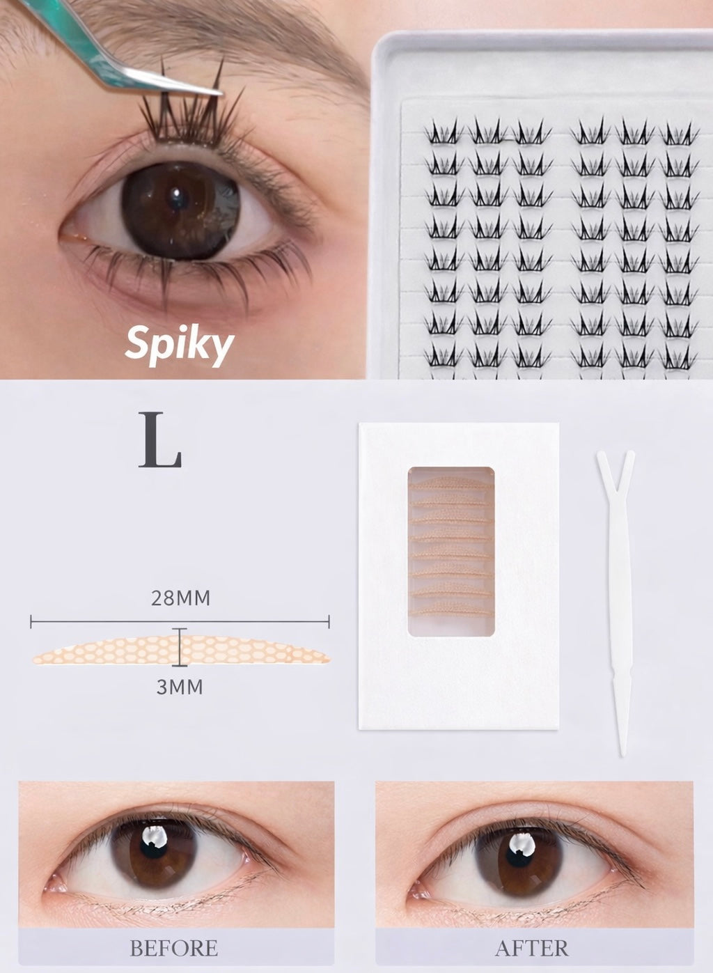 Double Eyelid Lash Set | Bunni Beauty