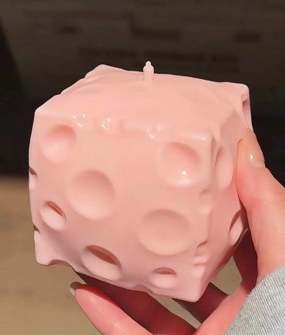 Viral Pink Cheese Squishy Fidget Toy