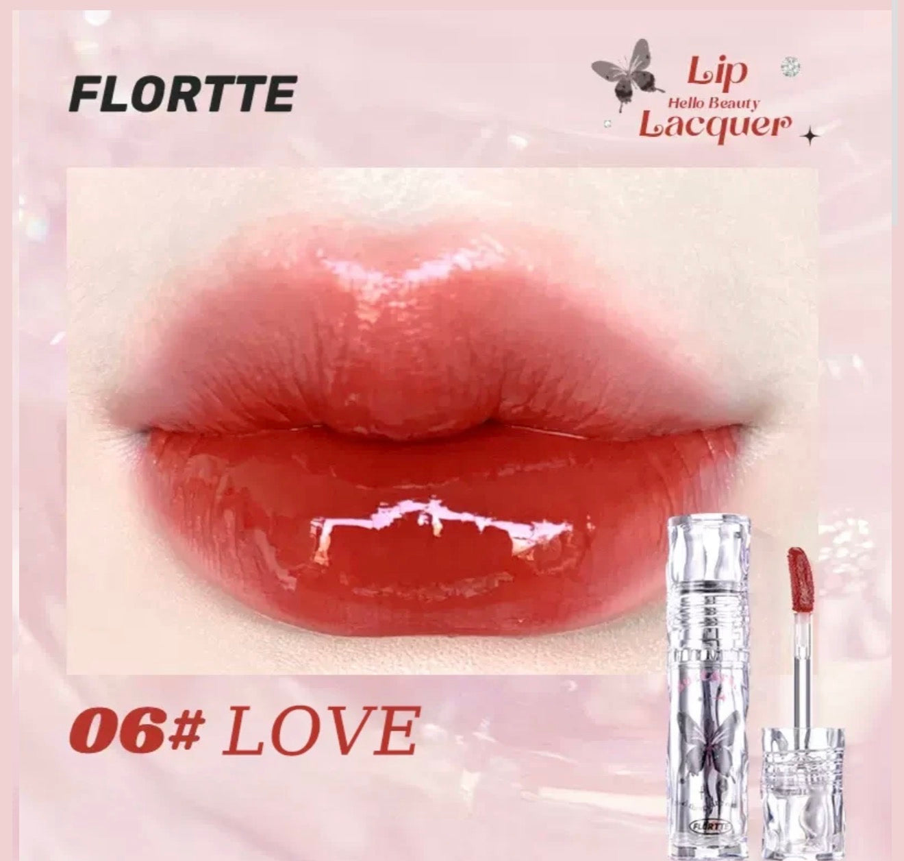 Flortte Butterfly Hello Beauty Lip Lacquer | Bunni Beauty