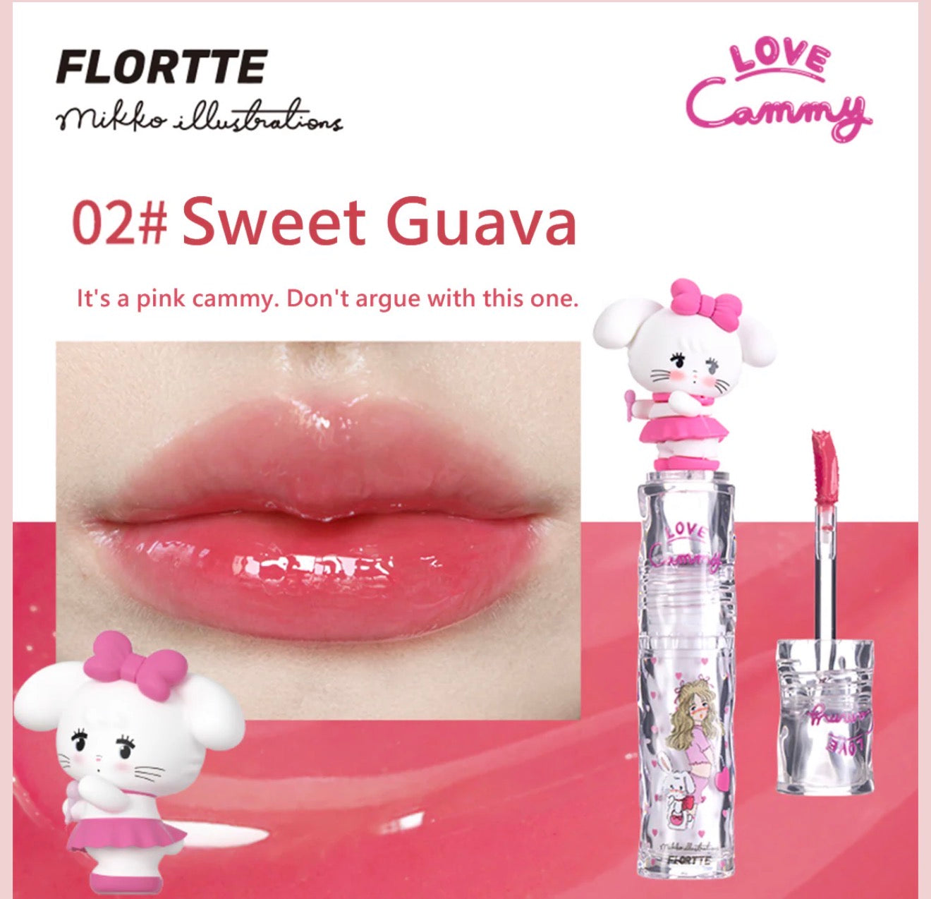 Flortte Mikko Rua Rua Lip Gloss | Bunni Beauty