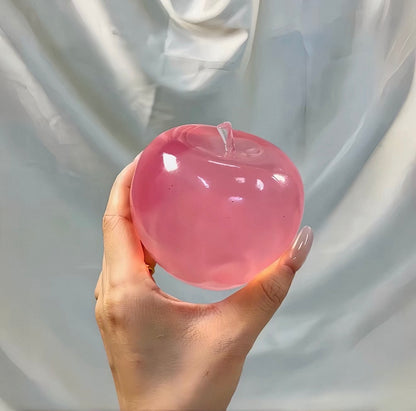 Viral Pink Coconut Oil Apple Squishy