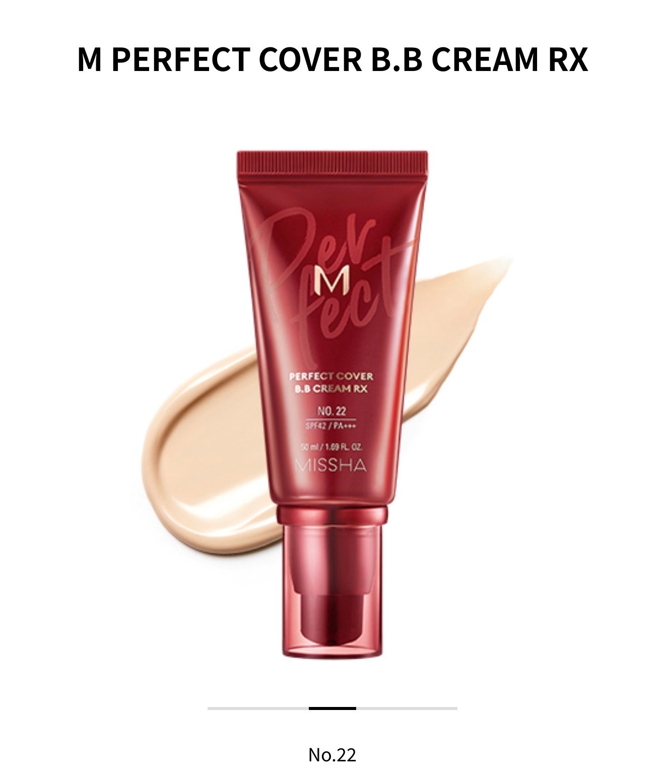 Missha M Perfect Cover B.B Cream RX | Bunni Beauty