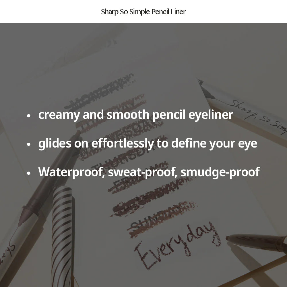 CLIO Sharp So Simple Pencil Liner | Bunni Beauty