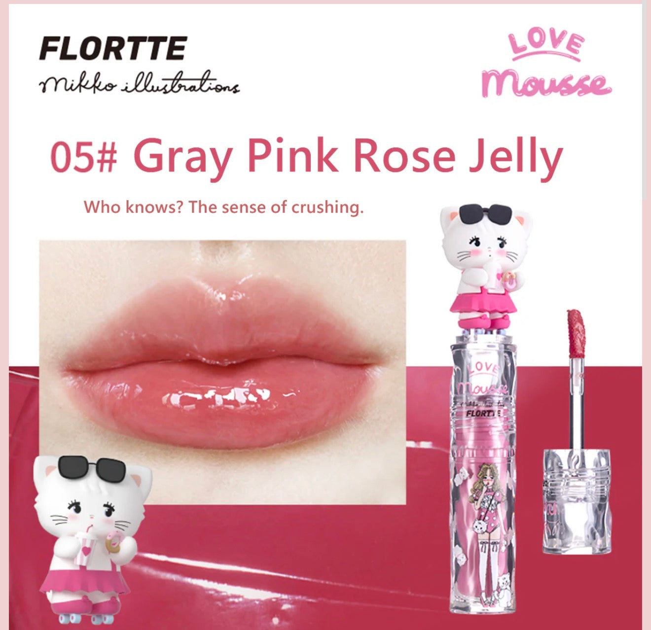 Flortte Mikko Rua Rua Lip Gloss | Bunni Beauty
