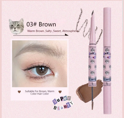 Flortte Eyebrow Pencil & Brow Mascara | Bunni Beauty