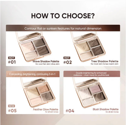 Judydoll 2 in 1 Highlighter Contour Palette | Bunni Beauty
