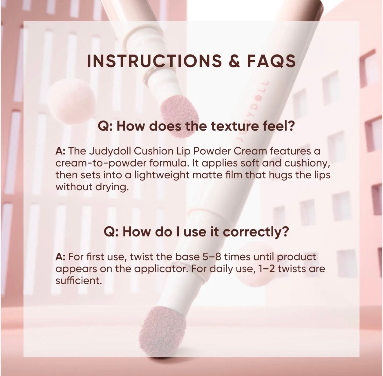 Judydoll Cushion Lip Powder Cream | Bunni Beauty