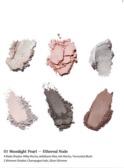 FlowerKnows Shell’s Jewel 6-Color Makeup Palette | Bunni Beauty