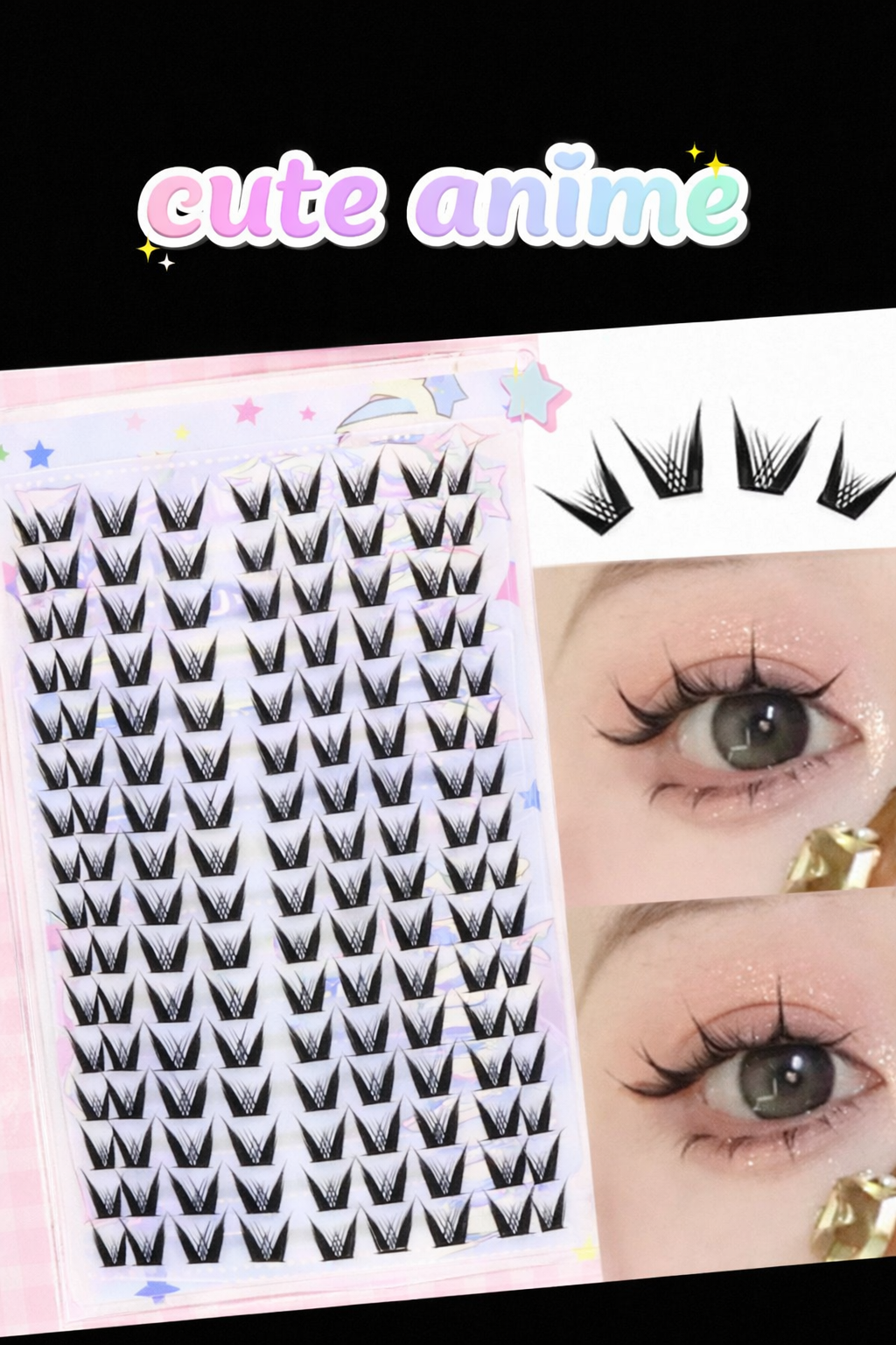 Large Pack Variety Lash Cluster Set With Strong/Waterproof Glue & Bond | Bunni Beauty