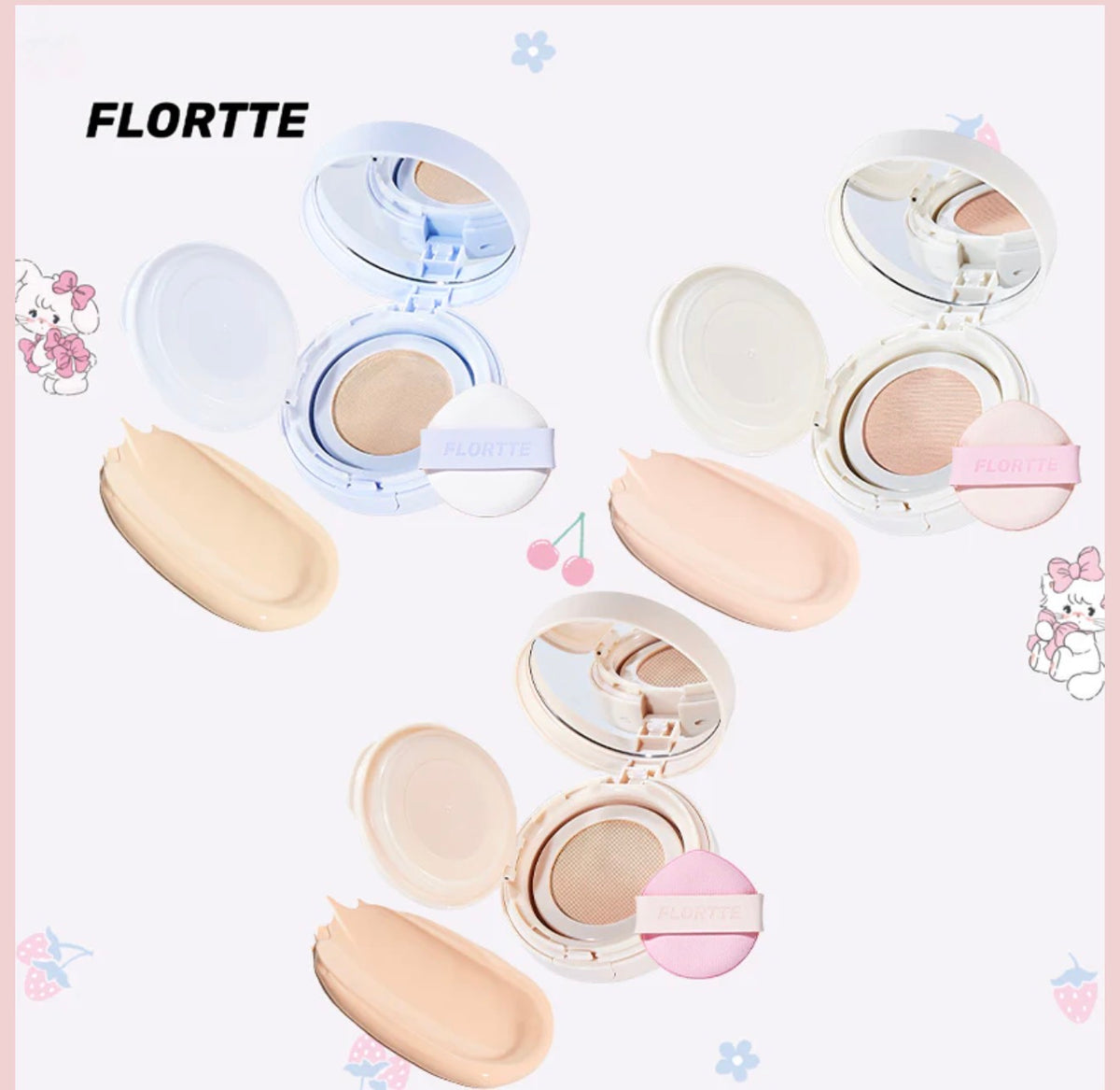 Flortte Ballet Veil Purity Cushion Foundation | Bunni Beauty