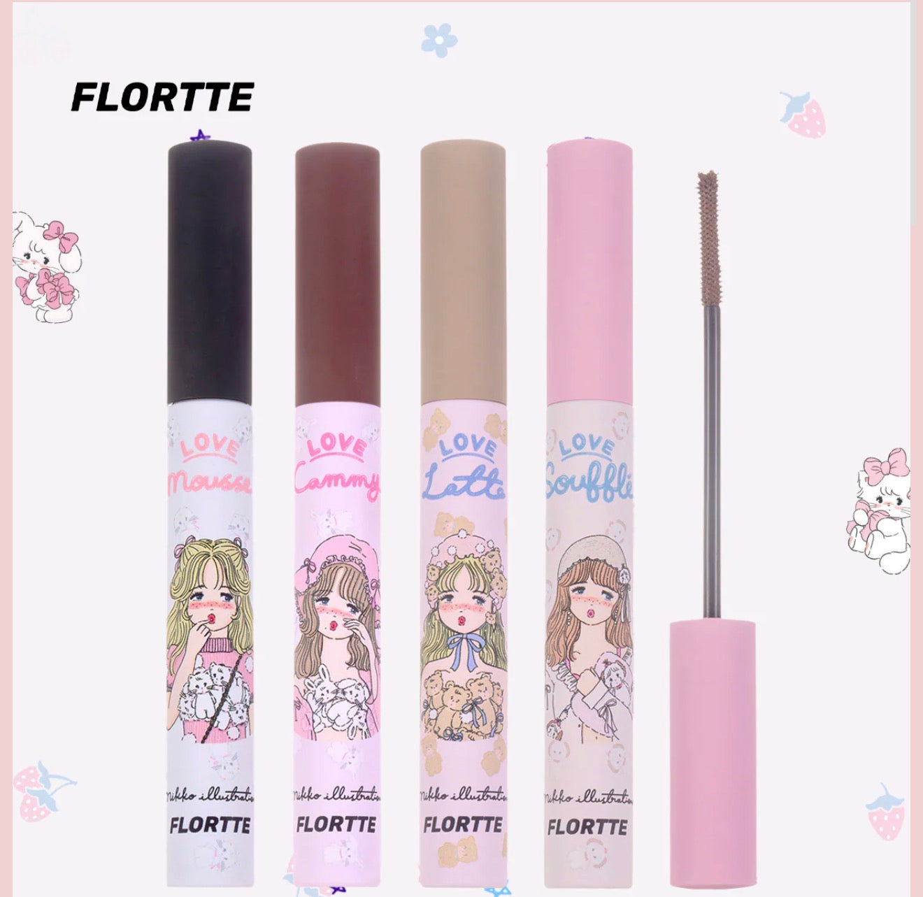 Flortte Mikko Long Curling Mascara Primer | Bunni Beauty