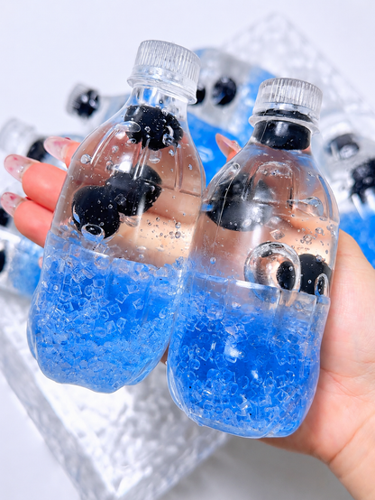 Blueberry Soda Bottle Squishy Toy