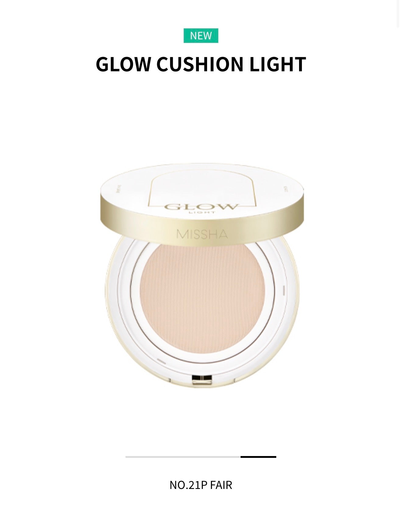 Missha Glow Cushion Light | Bunni Beauty
