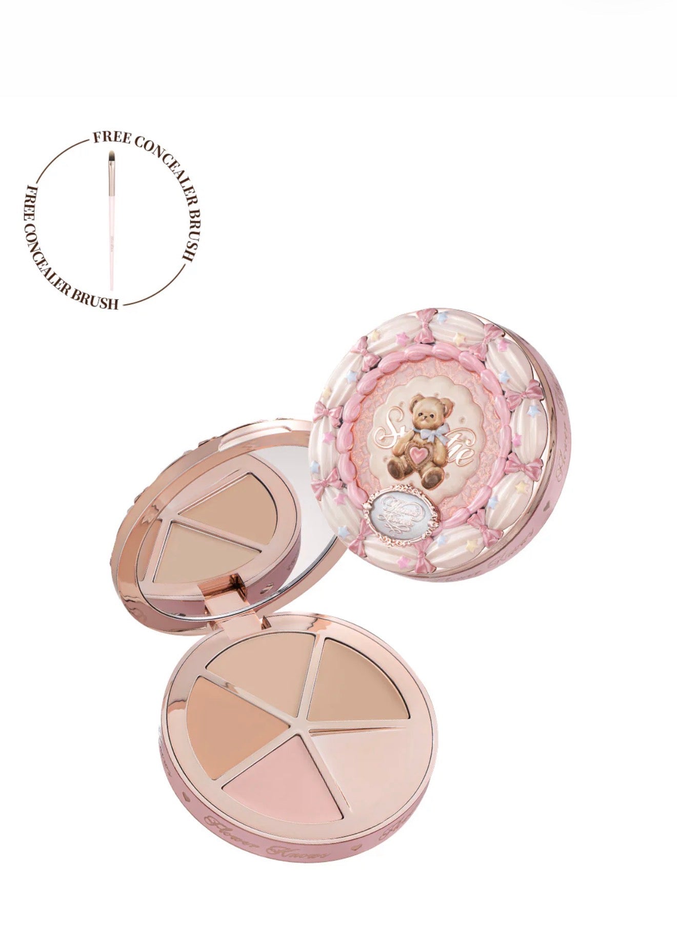 FlowerKnows The Sweetie Bear 4-Color Concealer Palette | Bunni Beauty