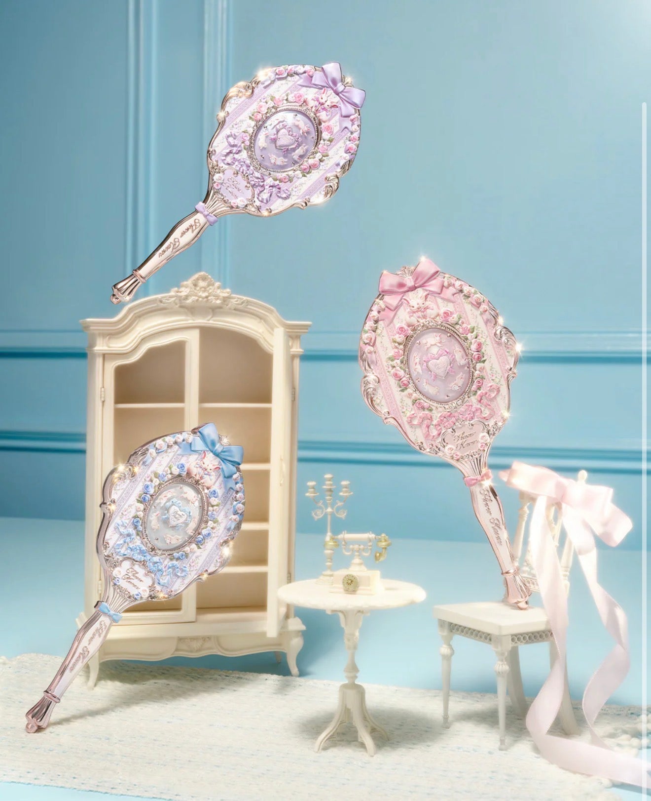 FlowerKnows Bunny Garden Hand Mirror | Bunni Beauty