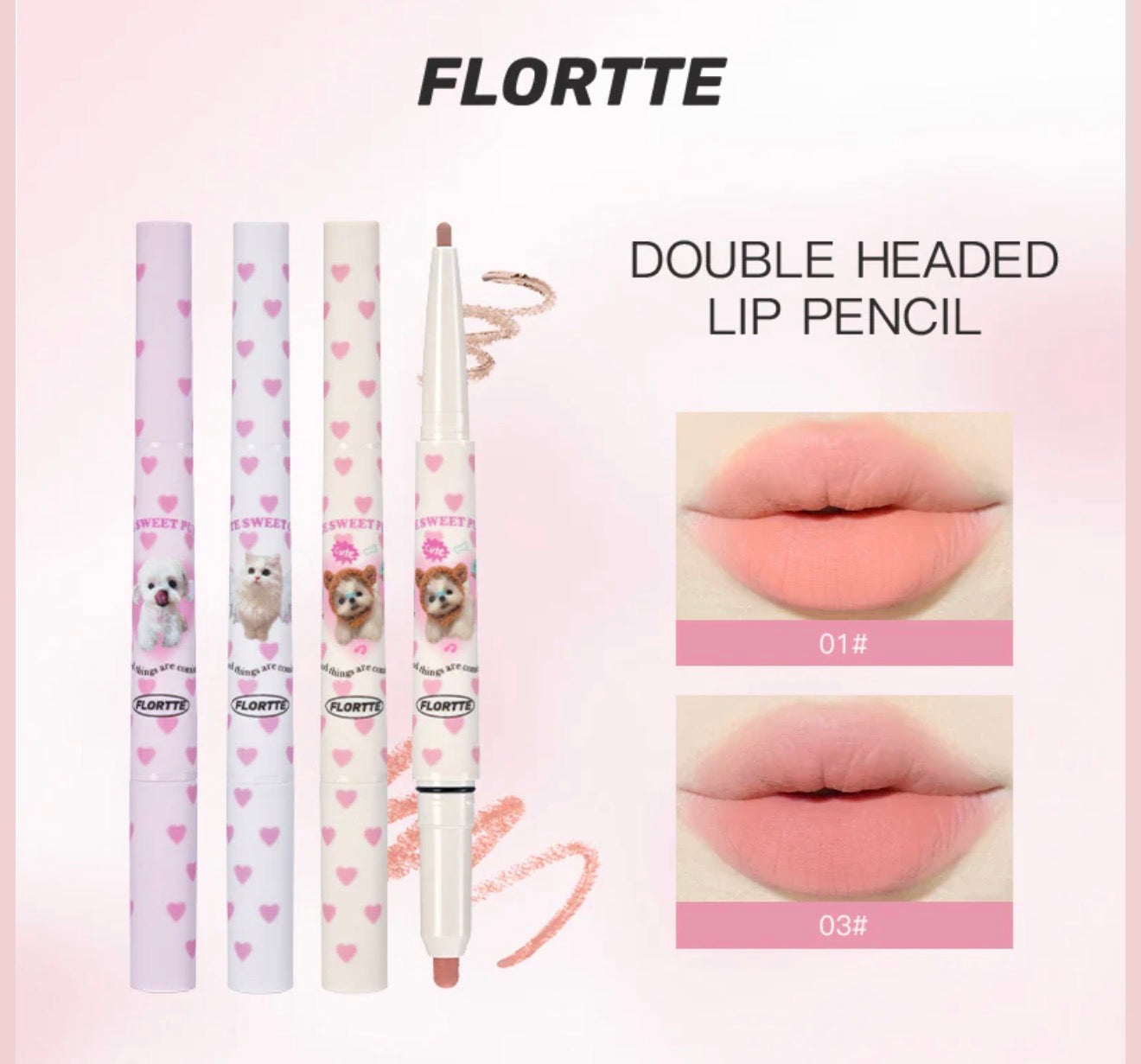 Flortte I Am Super Beauty Double Headed Lip Liner | Bunni Beauty