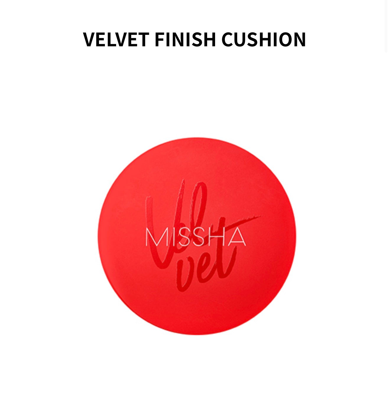 Missha Velvet Finish Cushion | Bunni Beauty