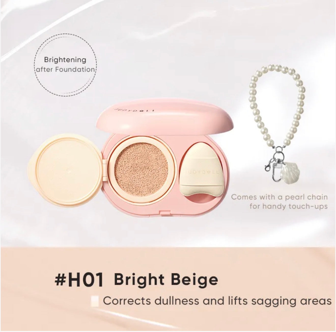 Judydoll Little Pearl Highlighting Concealer Cushion | Bunni Beauty
