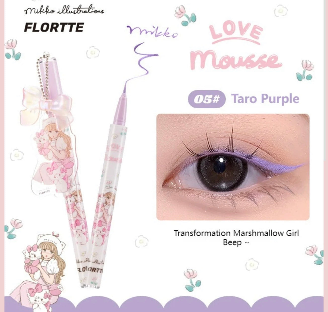 FLORTTE Mikko Wink Wink Liquid Eyeliner | Bunni Beauty