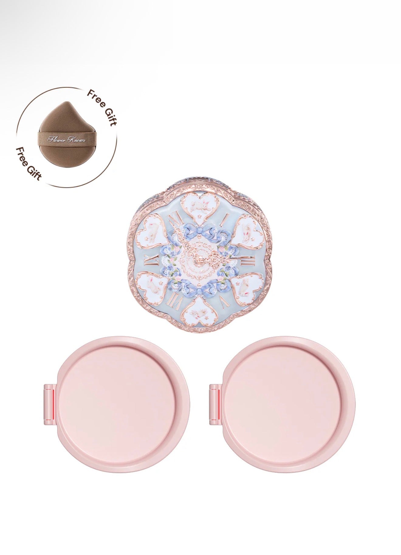 FlowerKnows Bunny Garden Cushion Cream Foundation (with 2 Refills)