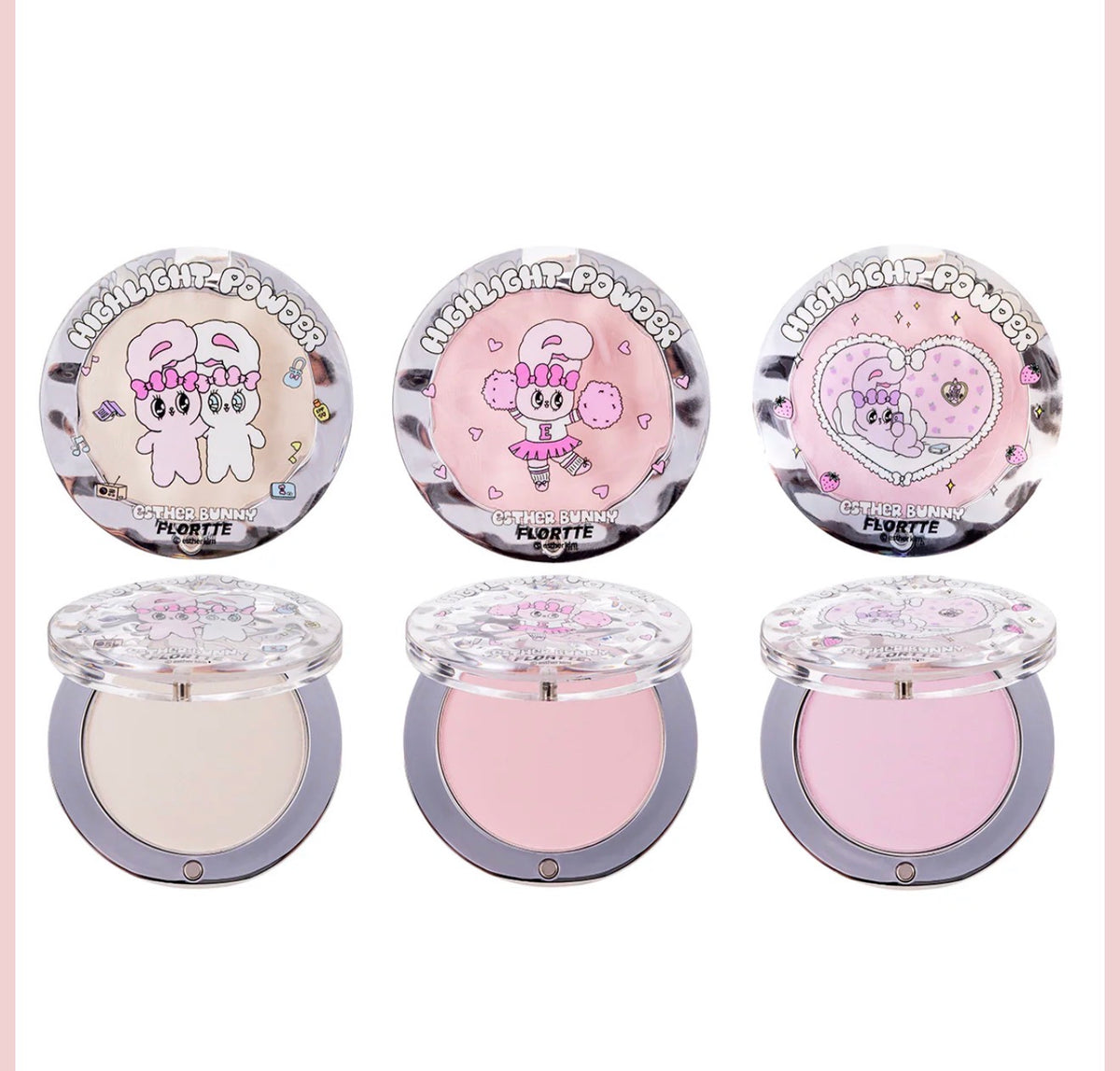 Flortte Esther Bunny Single-Colour Highlighter | Bunni Beauty