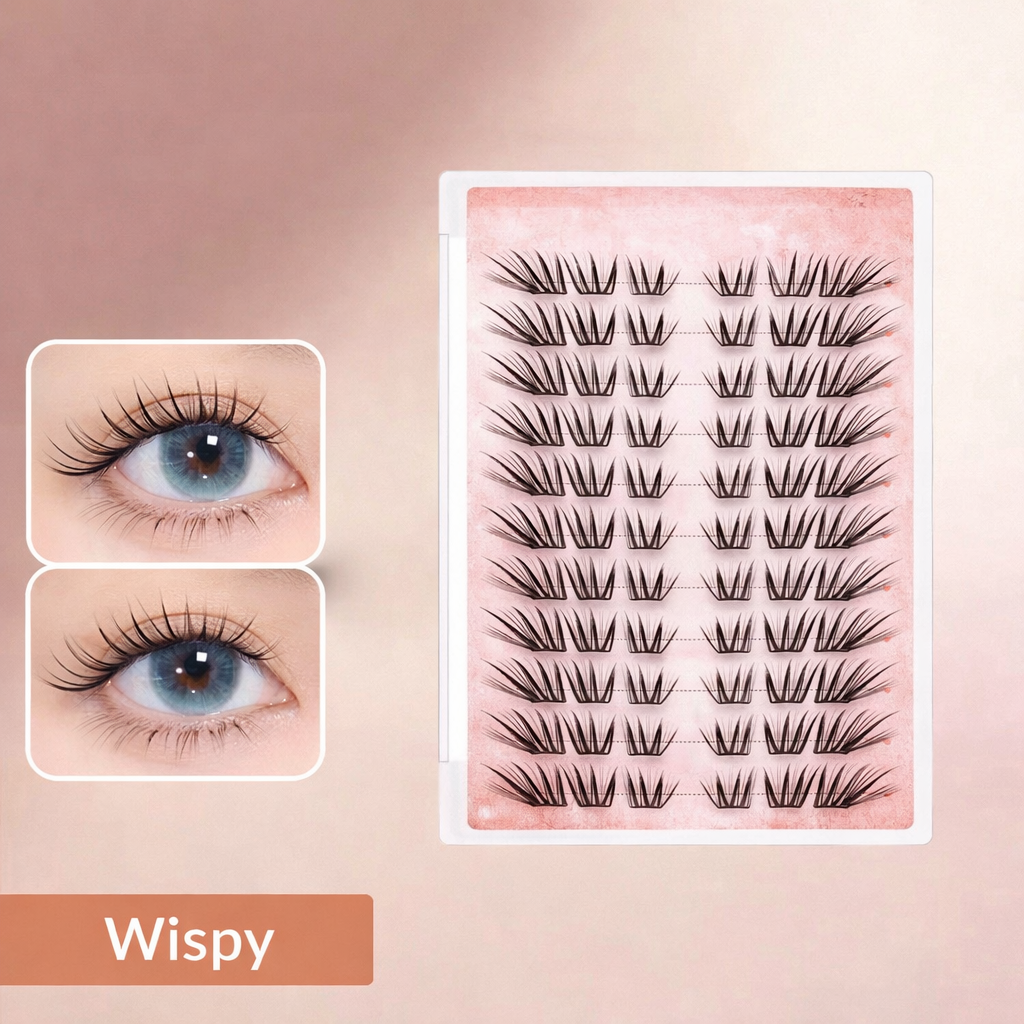 Large Pack Variety Lash Cluster Set With Strong/Waterproof Glue & Bond | Bunni Beauty