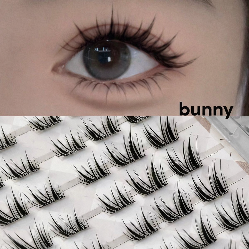 Large Pack Variety Lash Cluster Set With Strong/Waterproof Glue & Bond | Bunni Beauty