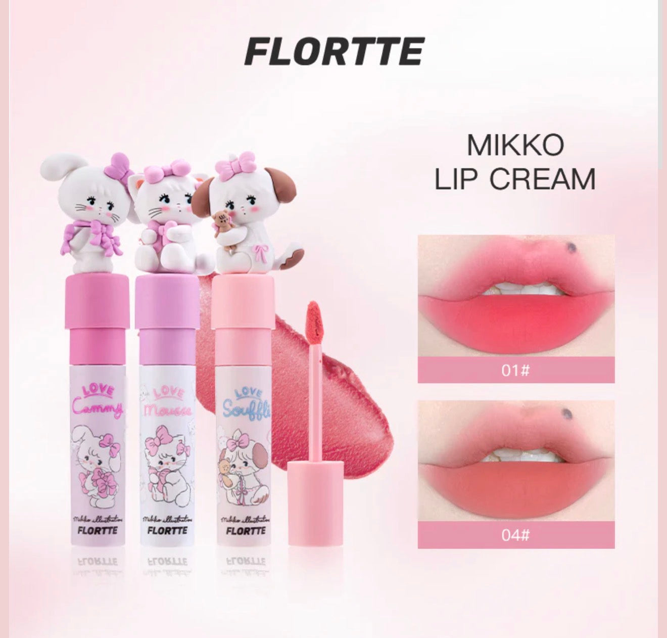 FLORTTE Mikko Lip Cream | Bunni Beauty