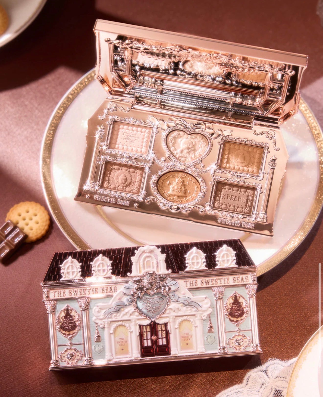 FlowerKnows Sweetie Bear 6-Color Makeup Palette | Bunni Beauty