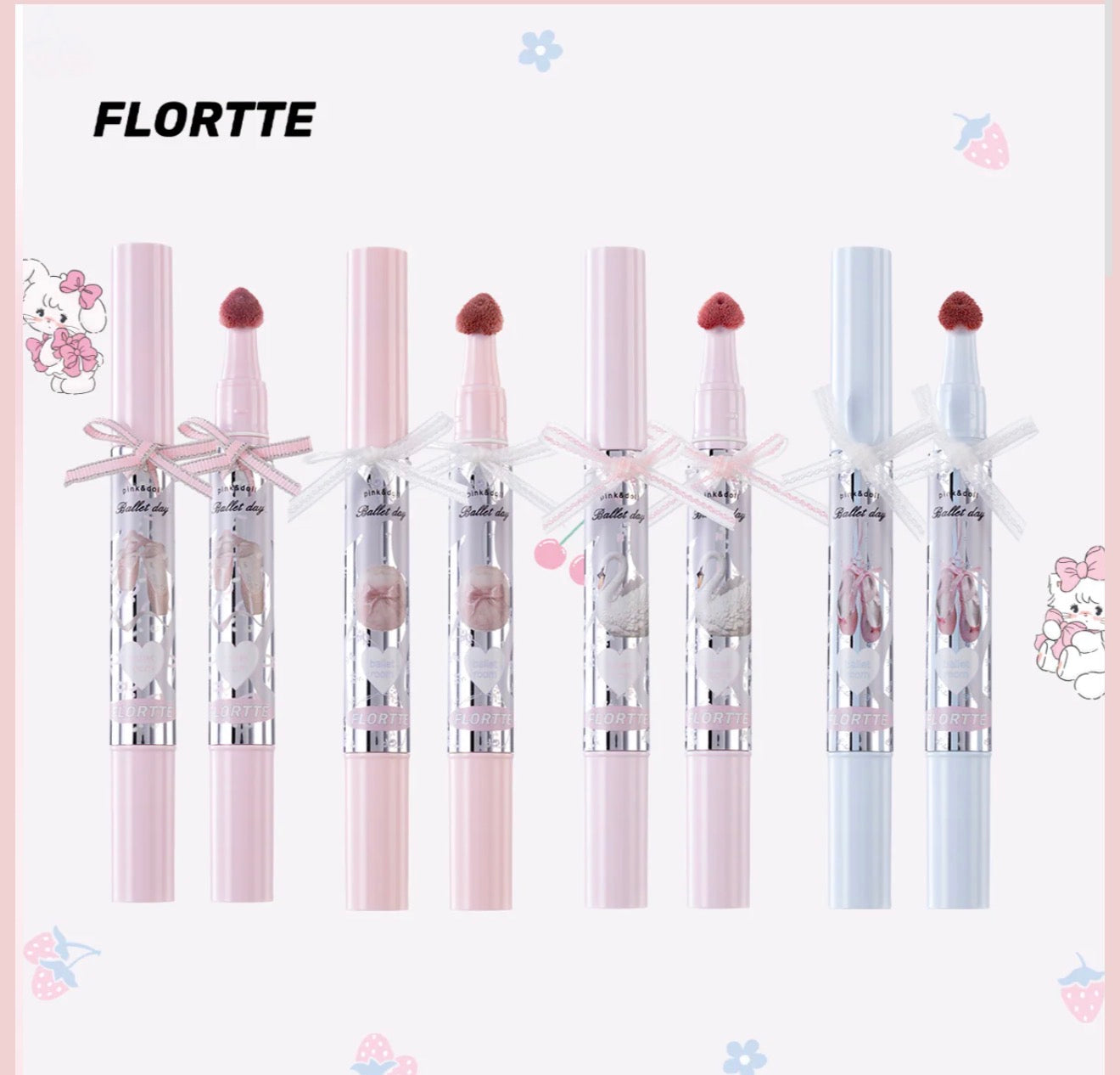 Flortte Small Bowknot Film-Forming Lip Gloss | Bunni Beauty