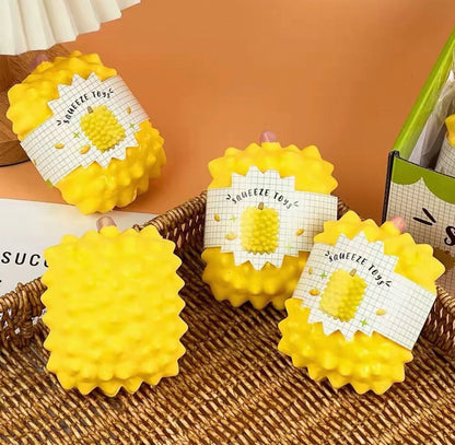 Viral Crunchy Durian Squishy | Soft ASMR Crunch Fidget Toy | Bunni Beauty