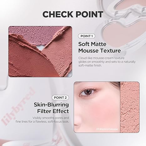lilybyred Luv Beam Cheek Mousse 3.8g (6 Colors) | Bunni Beauty