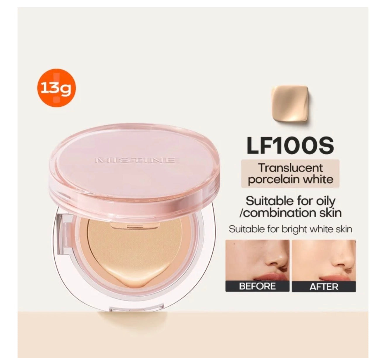 Mistine Air Cushion Foundation Natural Dewy Long Lasting | Bunni Beauty