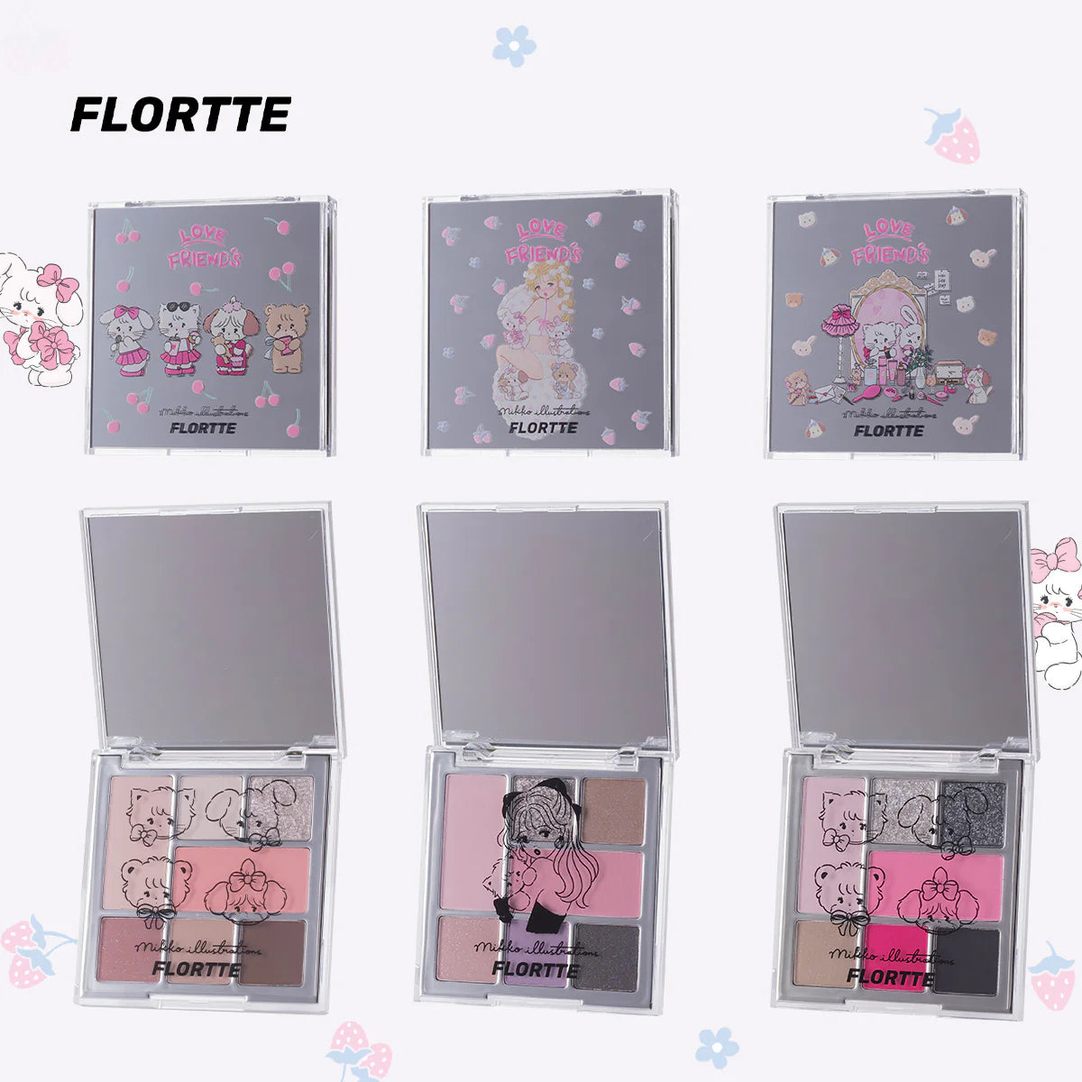 Flortte Mikko All-in-One Eyeshadow Palette | Bunni Beauty