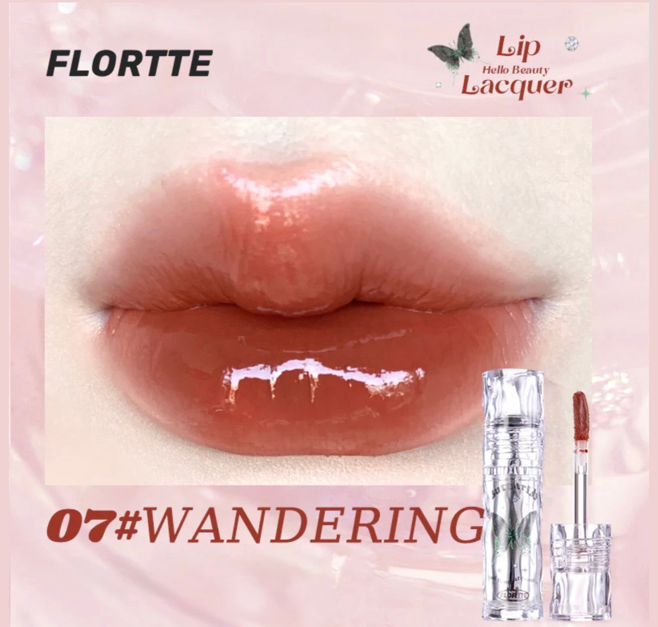 Flortte Butterfly Hello Beauty Lip Lacquer | Bunni Beauty