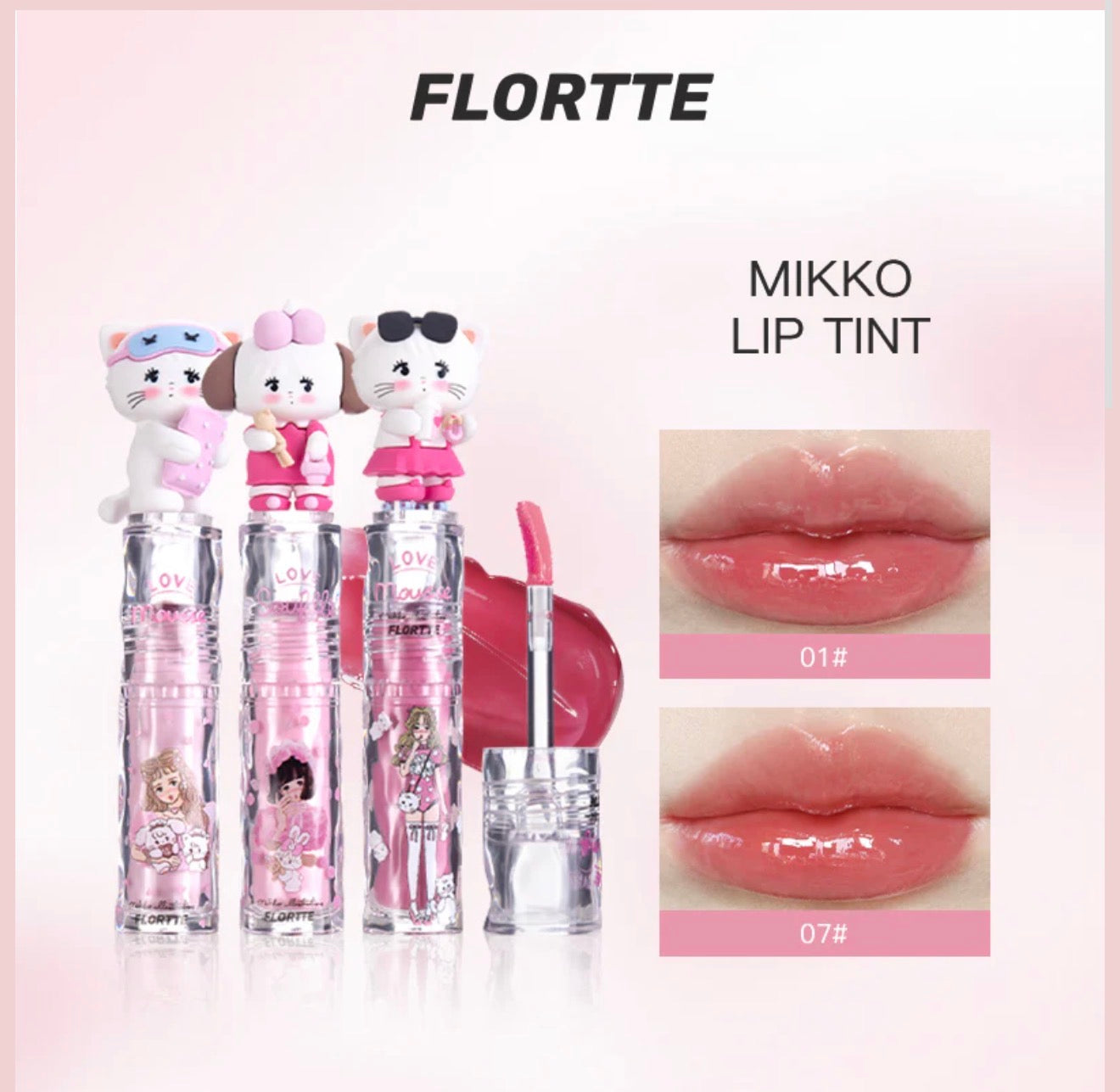 Flortte Mikko Rua Rua Lip Gloss | Bunni Beauty