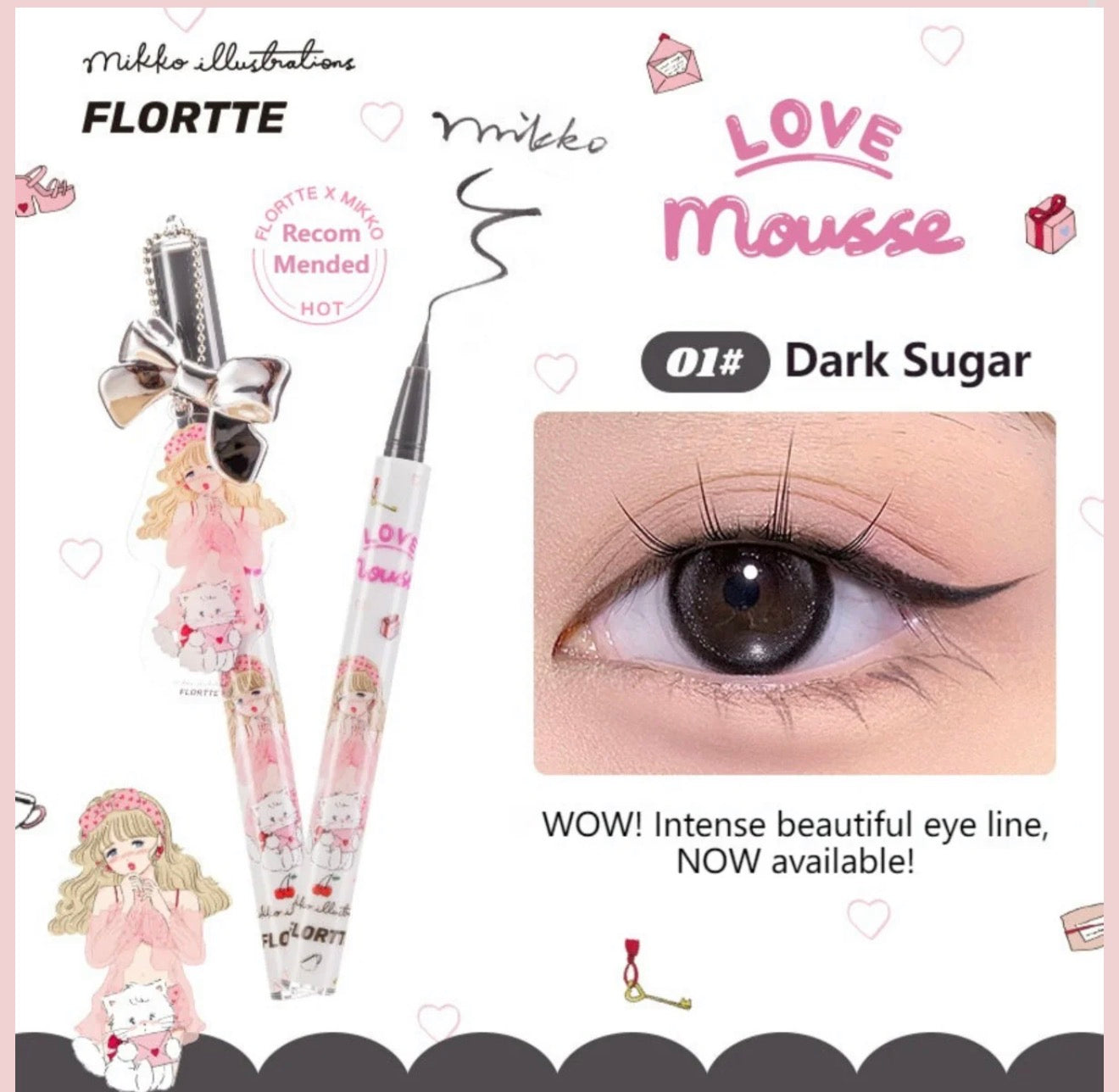 FLORTTE Mikko Wink Wink Liquid Eyeliner | Bunni Beauty