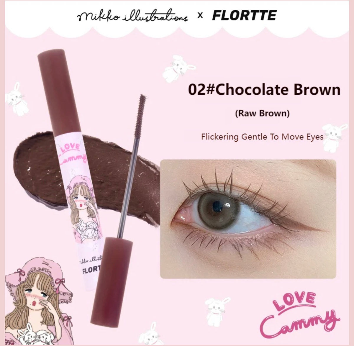 Flortte Mikko Long Curling Mascara Primer | Bunni Beauty