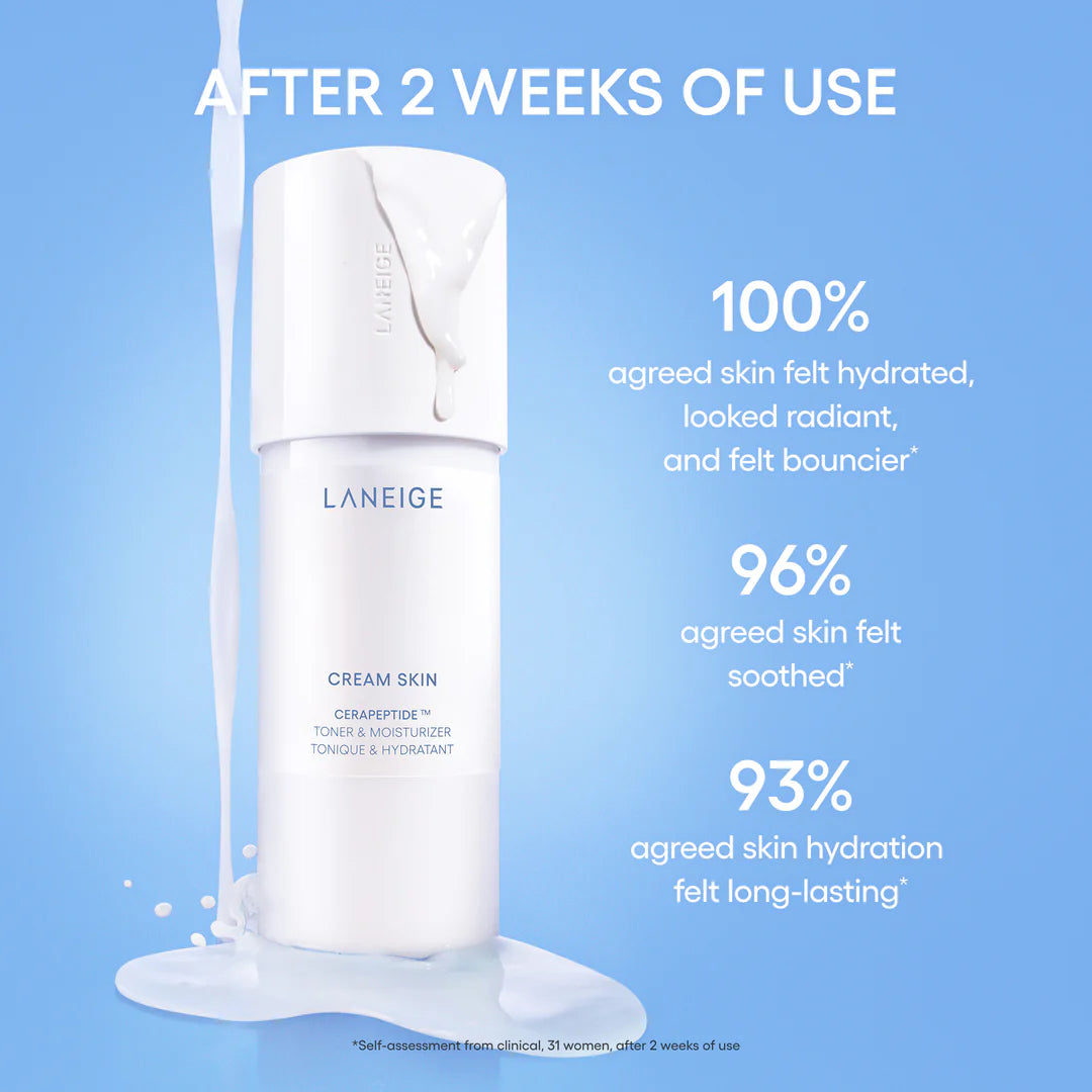 Laneige Cream Skin Toner & Moisturizer 170mL | Bunni Beauty
