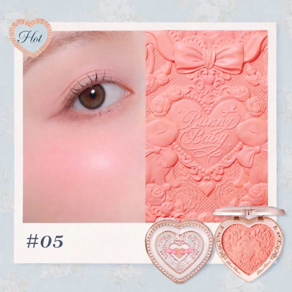 FlowerKnows Bunny Garden Embossed Blush | Bunni Beauty