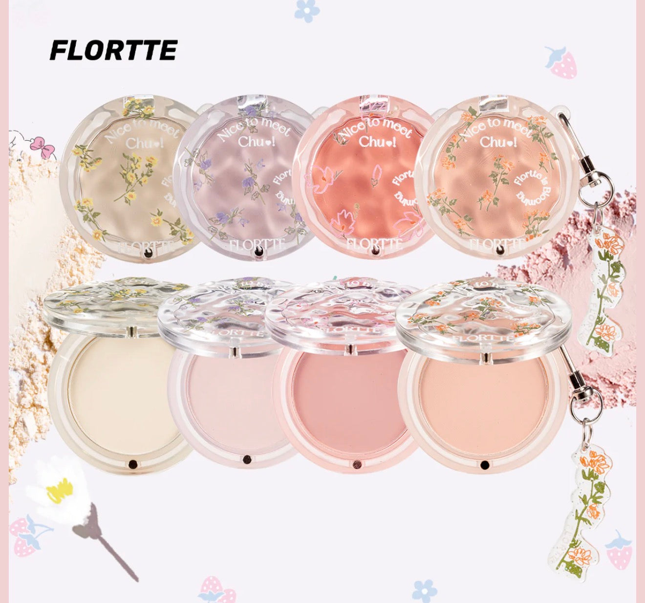 Flortte Nice To Meet Chu Powder Blush | Bunni Beauty