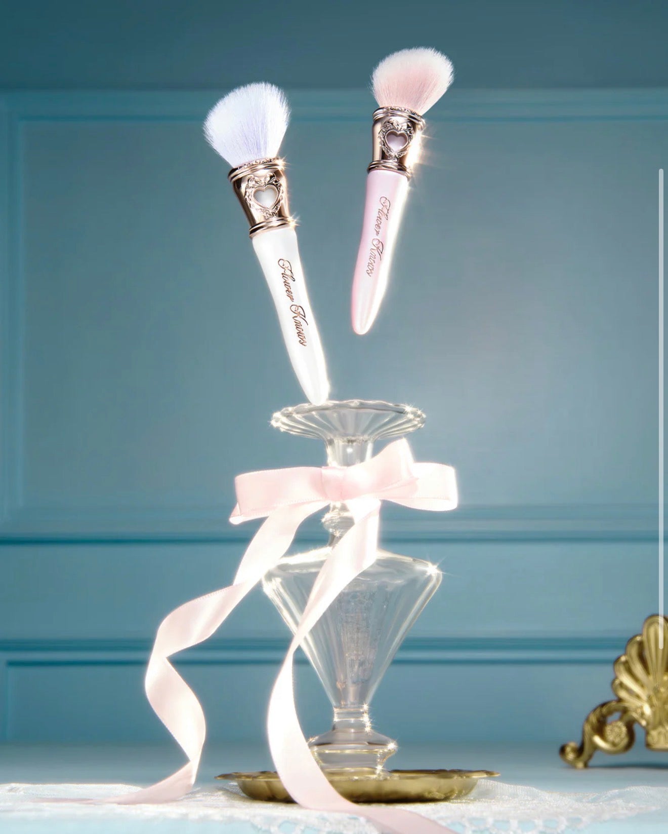 FlowerKnows Bunny Garden Angled Blush Brush | Bunni Beauty