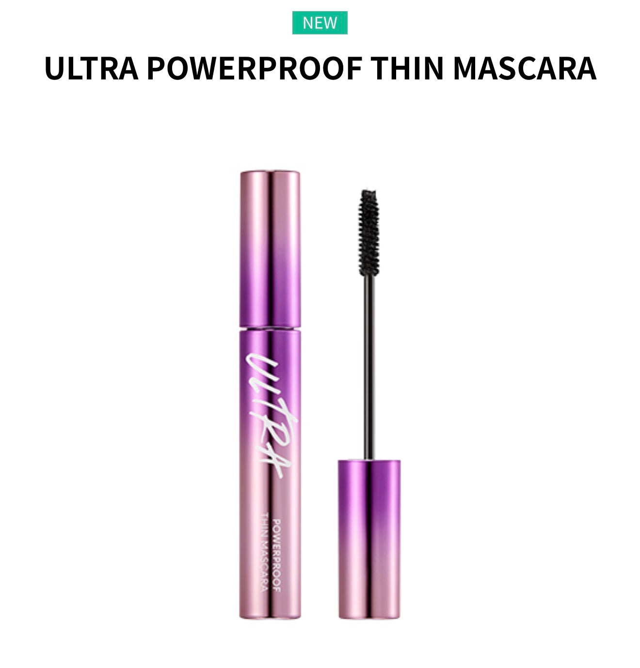 Missha Ultra Powerproof Thin Mascara Curling & Fixing | Bunni Beauty