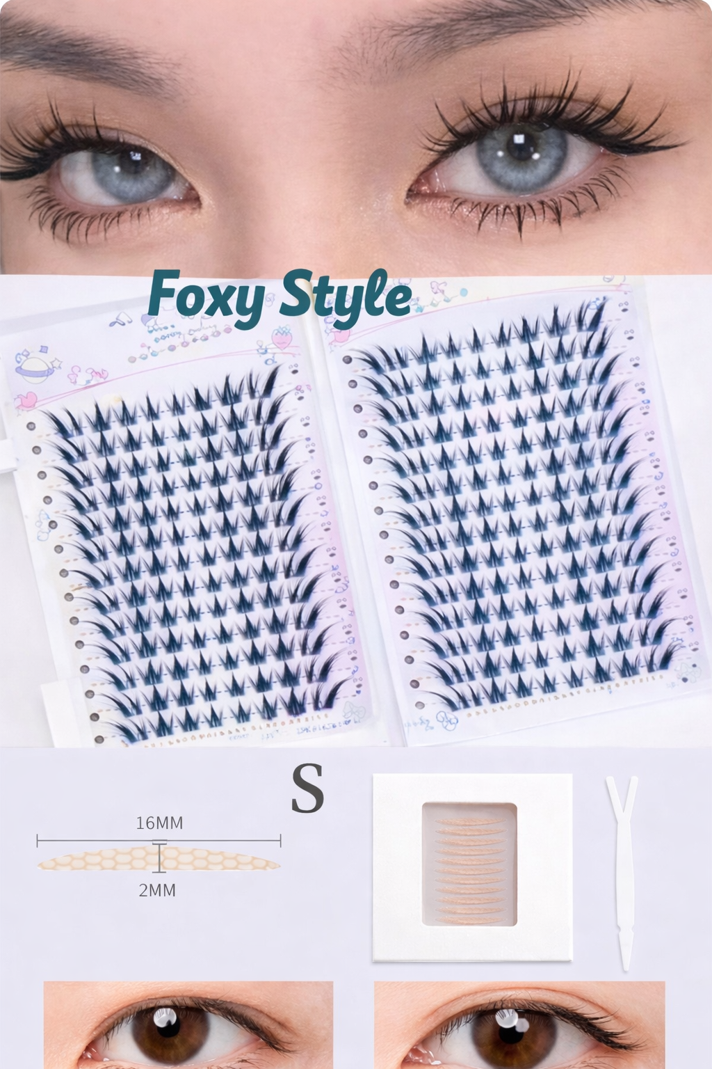 Double Eyelid Lash Set | Bunni Beauty