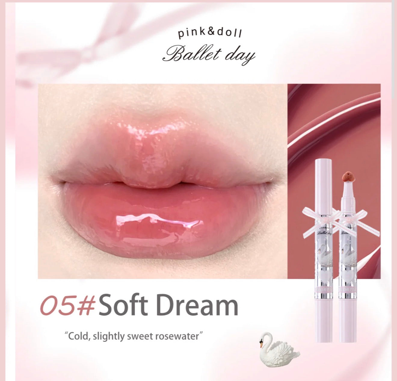 Flortte Small Bowknot Film-Forming Lip Gloss | Bunni Beauty
