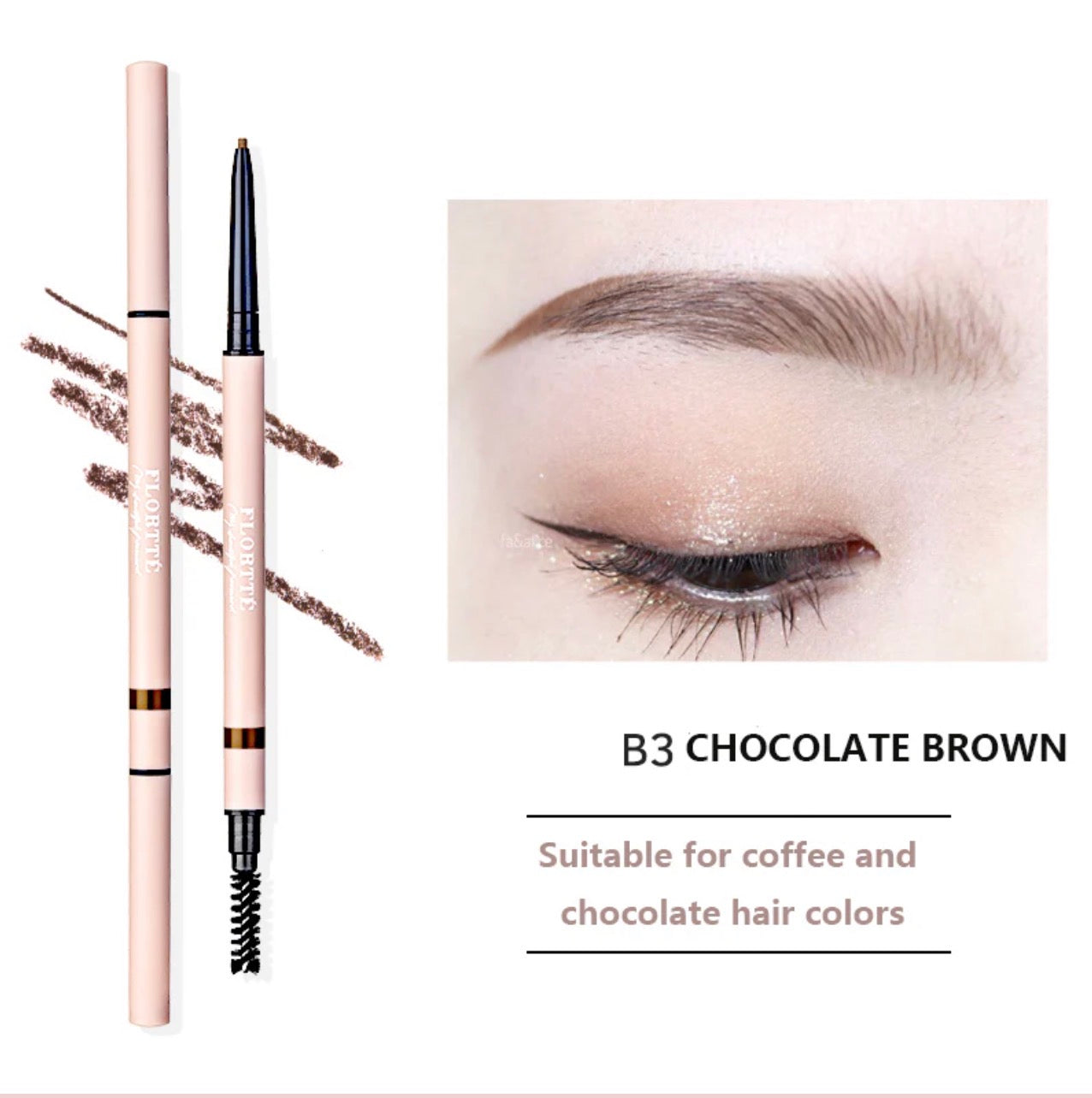 Flortte Sculpting Eyebrow Pencil | Bunni Beauty