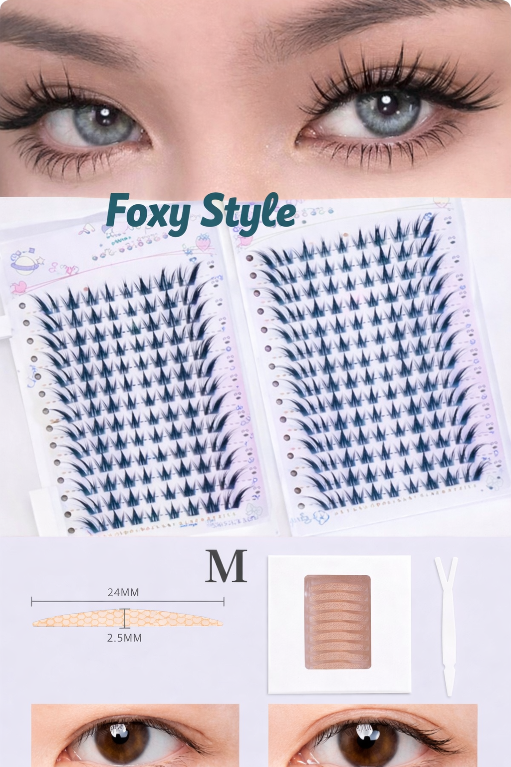 Double Eyelid Lash Set | Bunni Beauty